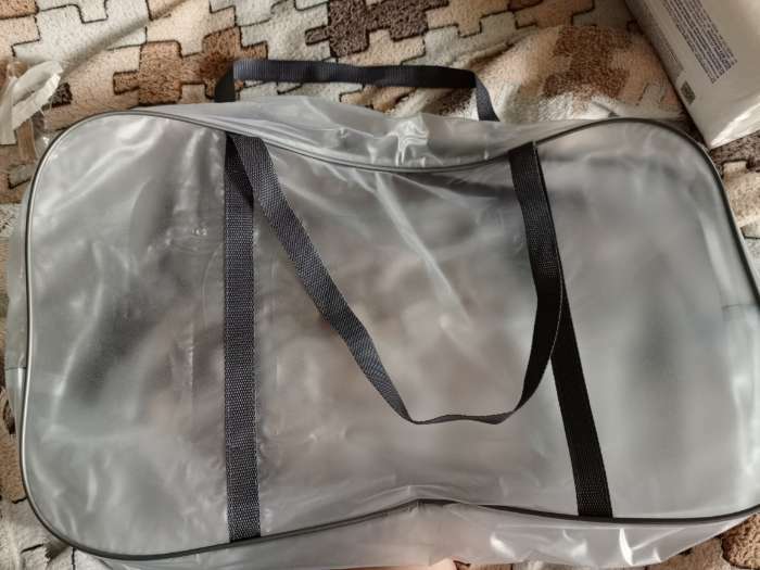 Фотография покупателя товара Набор сумок для роддома, комплект 3 в 1 №1, ПВХ «Речной песок». цвет серый