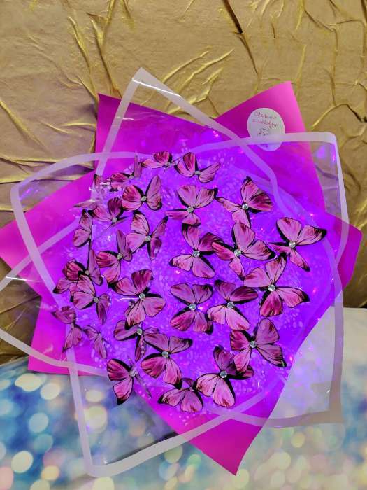 Фотография покупателя товара Пленка матовая, базовые цвета, розовая, 0,5 х 10 м ±1 см, 65 мкм - Фото 1