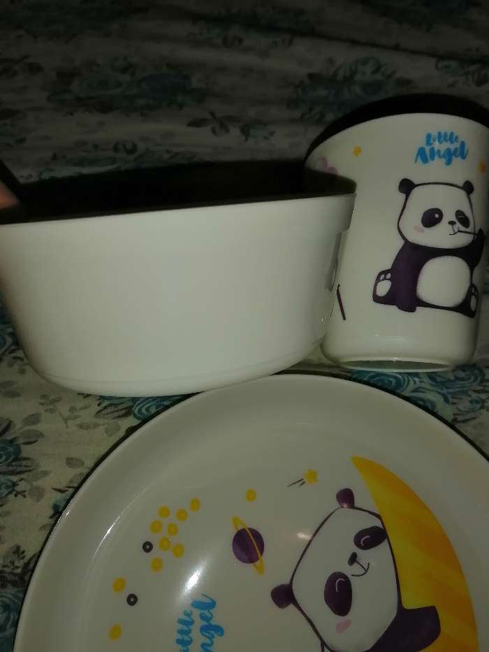 Фотография покупателя товара Набор детской посуды Play with Me Panda - Фото 7