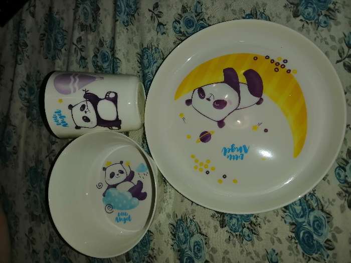 Фотография покупателя товара Набор детской посуды Play with Me Panda - Фото 8