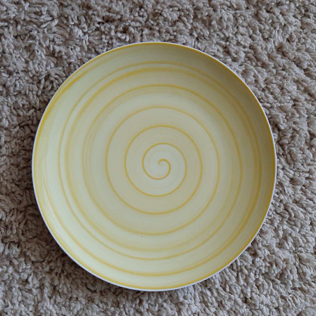 Фотография покупателя товара Тарелка Infinity, d=24 см, цвет жёлтый - Фото 8