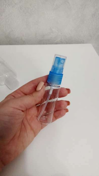 Фотография покупателя товара Бутылочка для хранения, с распылителем, 25 мл, цвет МИКС/прозрачный