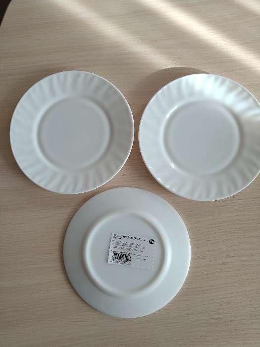 Фотография покупателя товара Тарелка пирожковая Доляна «Регал», d=15 см, стеклокерамика, цвет белый - Фото 5