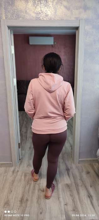 Фотография покупателя товара Леггинсы женские, цвет крокус, размер 46(M) - Фото 2