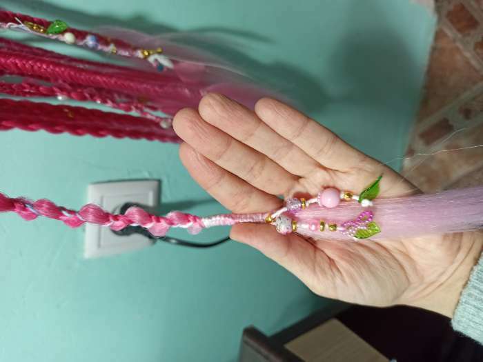 Фотография покупателя товара Декор для творчества пластик «Зелёный листик» набор 80 шт. 1.4×0.8 см - Фото 4