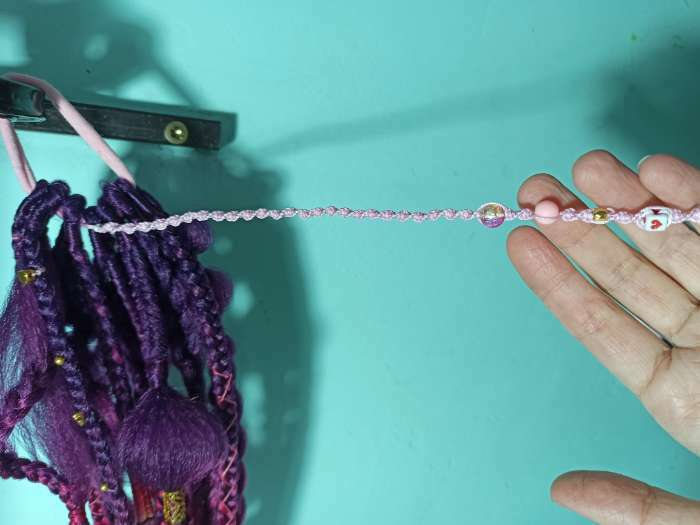 Фотография покупателя товара Шнур «Шамбала» длина 100 м, d=1 мм, цвет фиолетовый - Фото 2