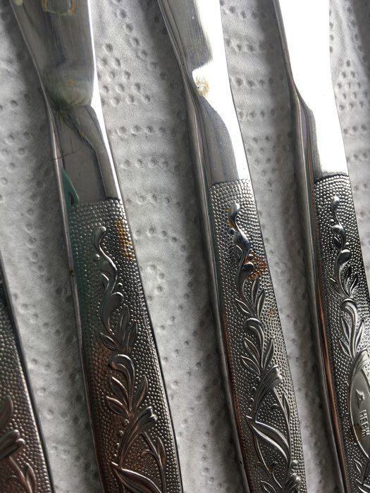 Фотография покупателя товара Нож столовый «Уралочка», h=19,5 см, толщина 2 мм, цвет серебряный