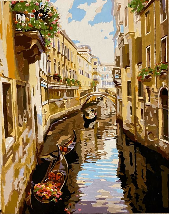 Фотография покупателя товара Картина по номерам «Венеция» 40×50 см - Фото 1