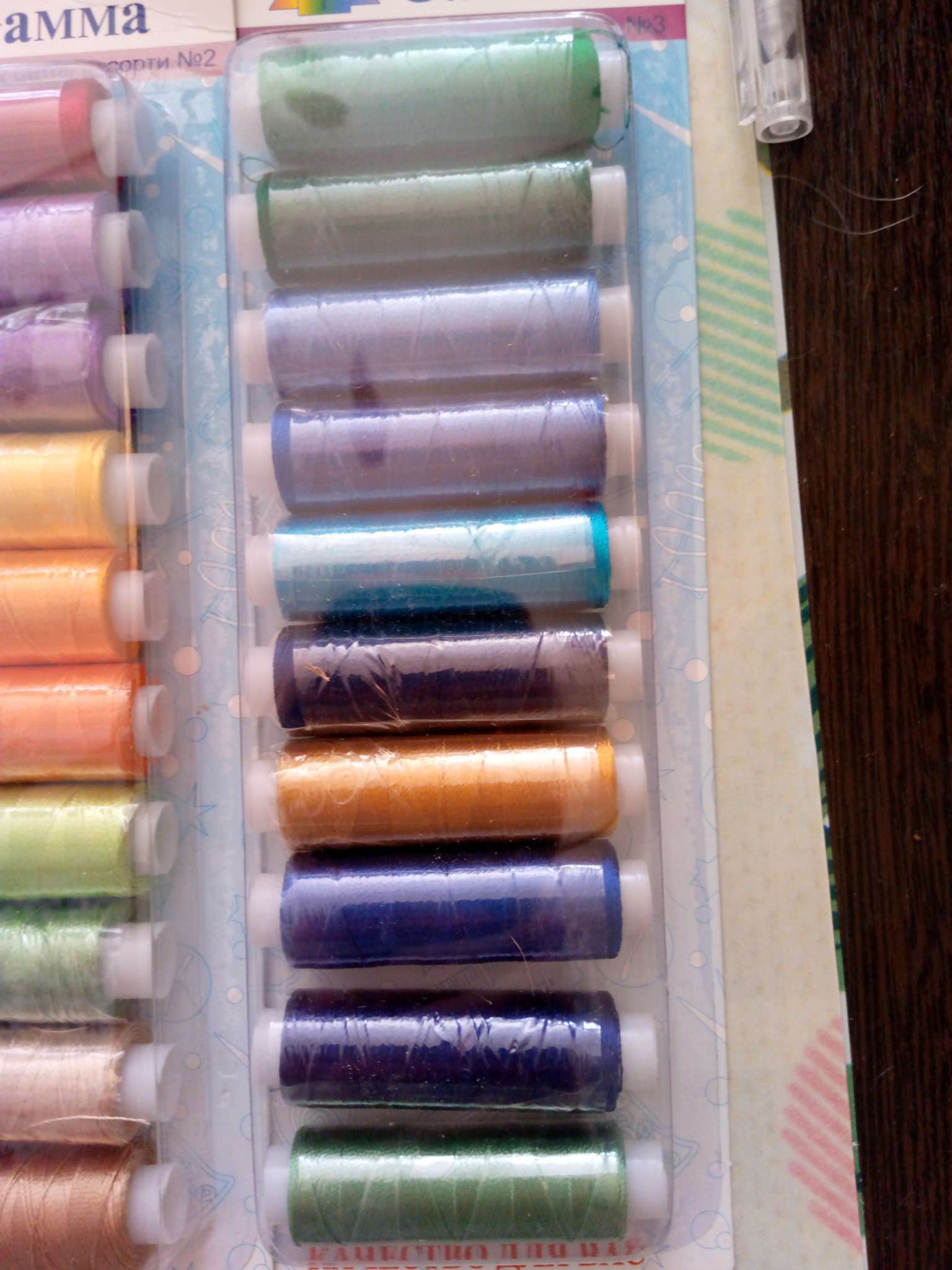 Фотография покупателя товара Нитки для вышивания №3, 183 м, 10 шт, цвет разноцветный - Фото 2