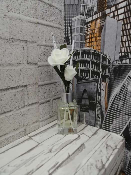 Фотография покупателя товара Диффузор ароматический с цветком "Классика", 50 мл, роза, "Богатство Аромата" - Фото 9