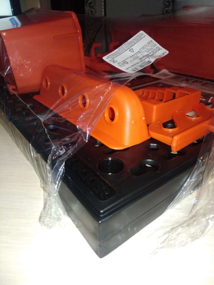 Фотография покупателя товара Панель инструментальная с наполнением Blocker Expert, 65,2×10×32,6 см, цвет черный-оранжевый - Фото 2