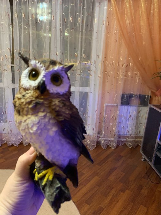 Фотография покупателя товара Подвесной декор «Филин»,11.5×11.5×24.5 см - Фото 12