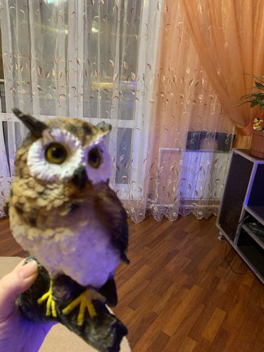 Фотография покупателя товара Подвесной декор «Филин»,11.5×11.5×24.5 см - Фото 13