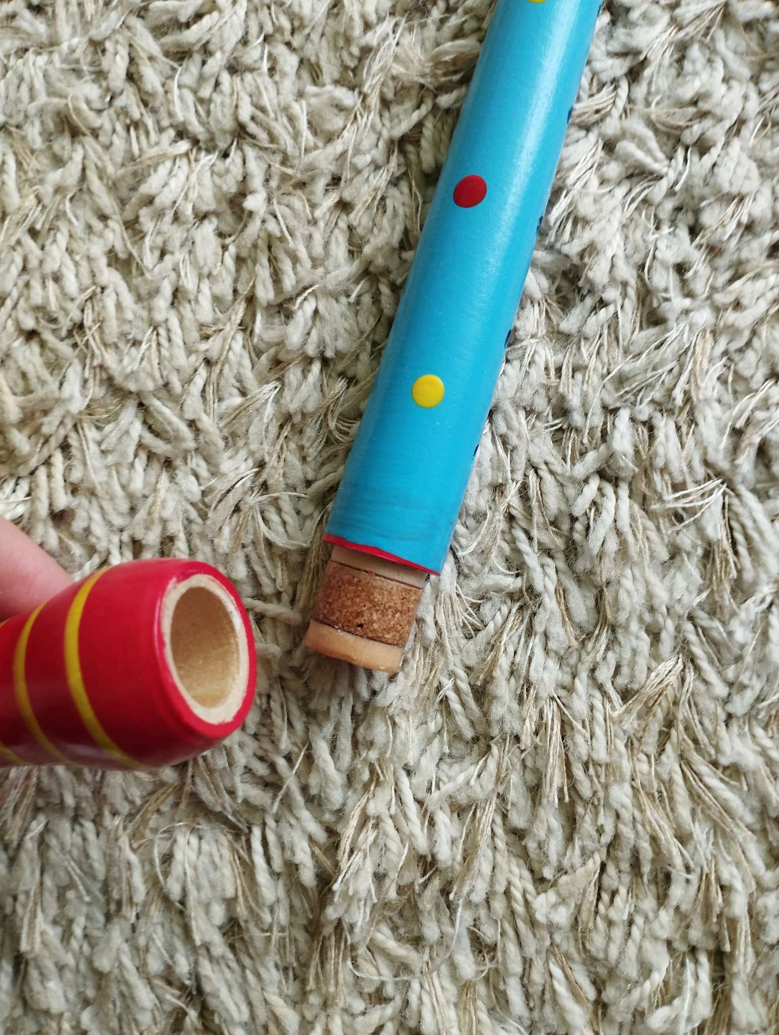 Фотография покупателя товара Музыкальная игрушка «Дудочка большая», цвета МИКС - Фото 1