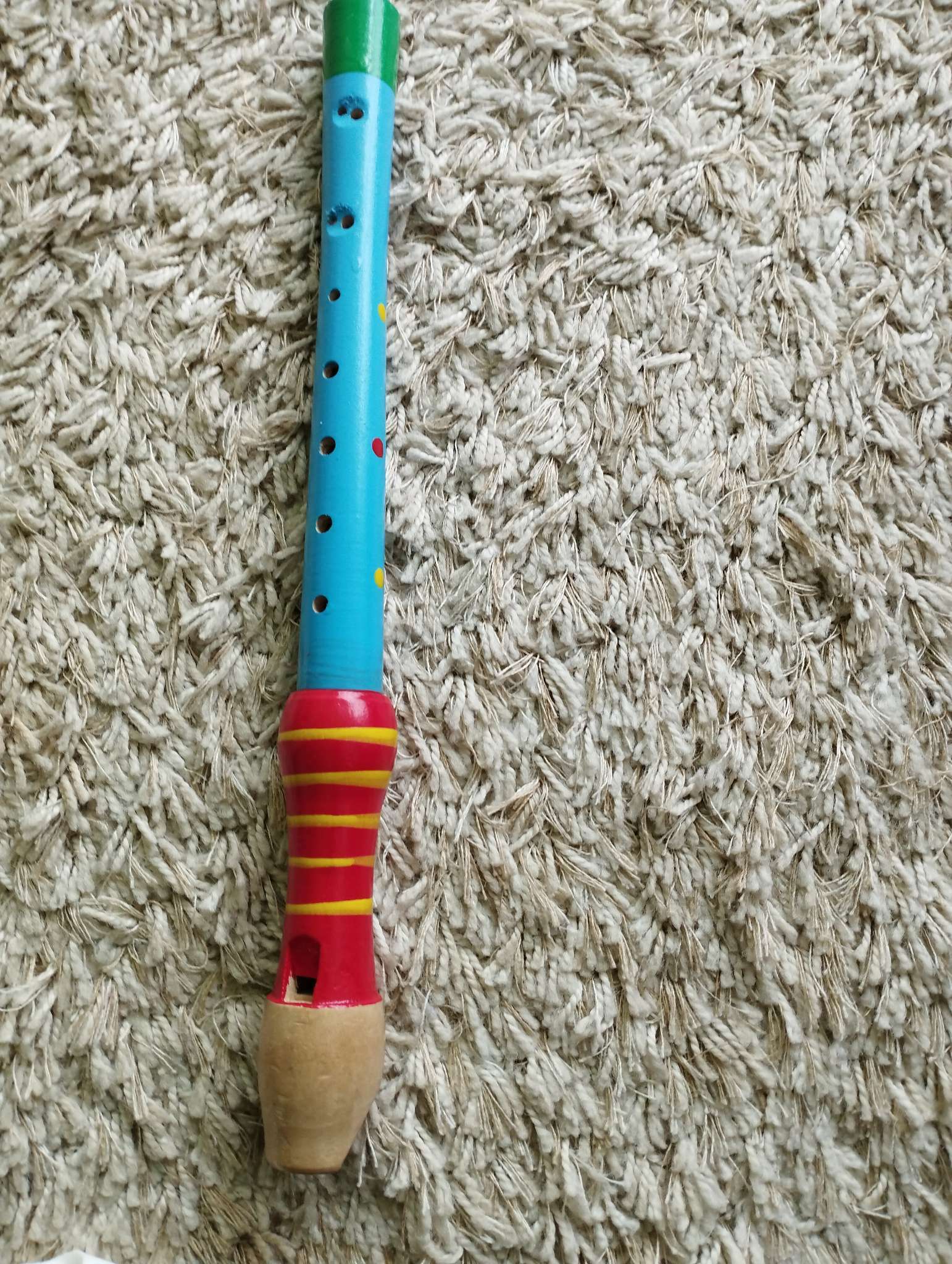 Фотография покупателя товара Музыкальная игрушка «Дудочка большая», цвета МИКС - Фото 2