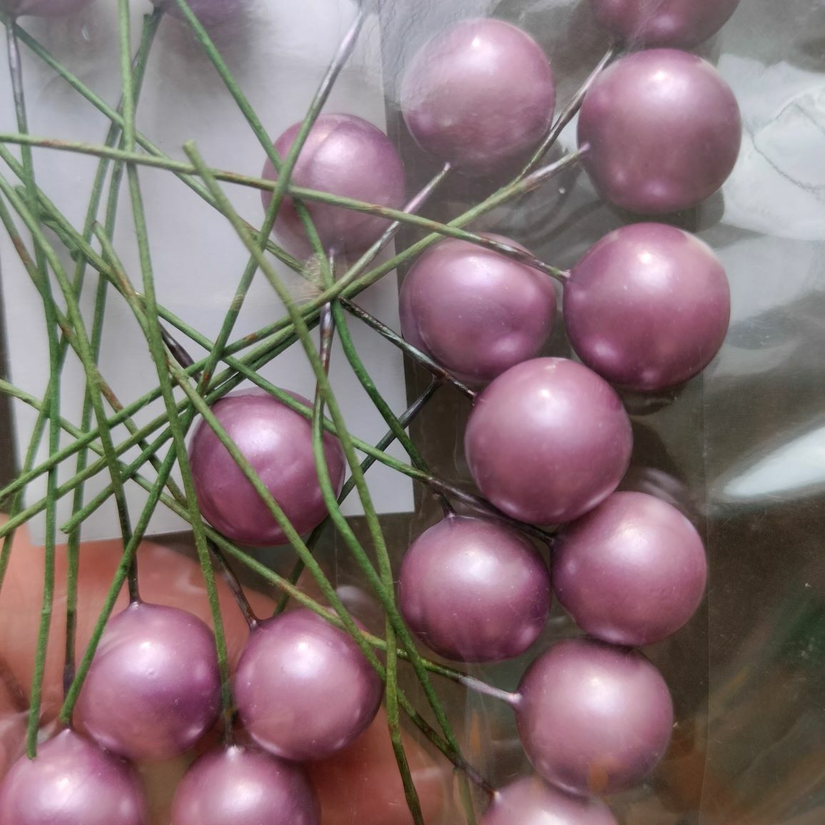 Фотография покупателя товара Тычинки для цветов "Шарик перламутр телесный" d=1,2 см 6х1,2х1,2 см - Фото 2