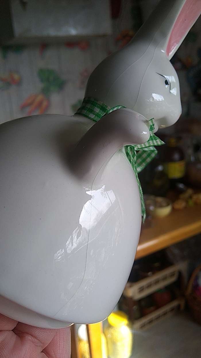 Фотография покупателя товара Конфетница керамическая «Пас×альный кролик», 14×11×24 см - Фото 6