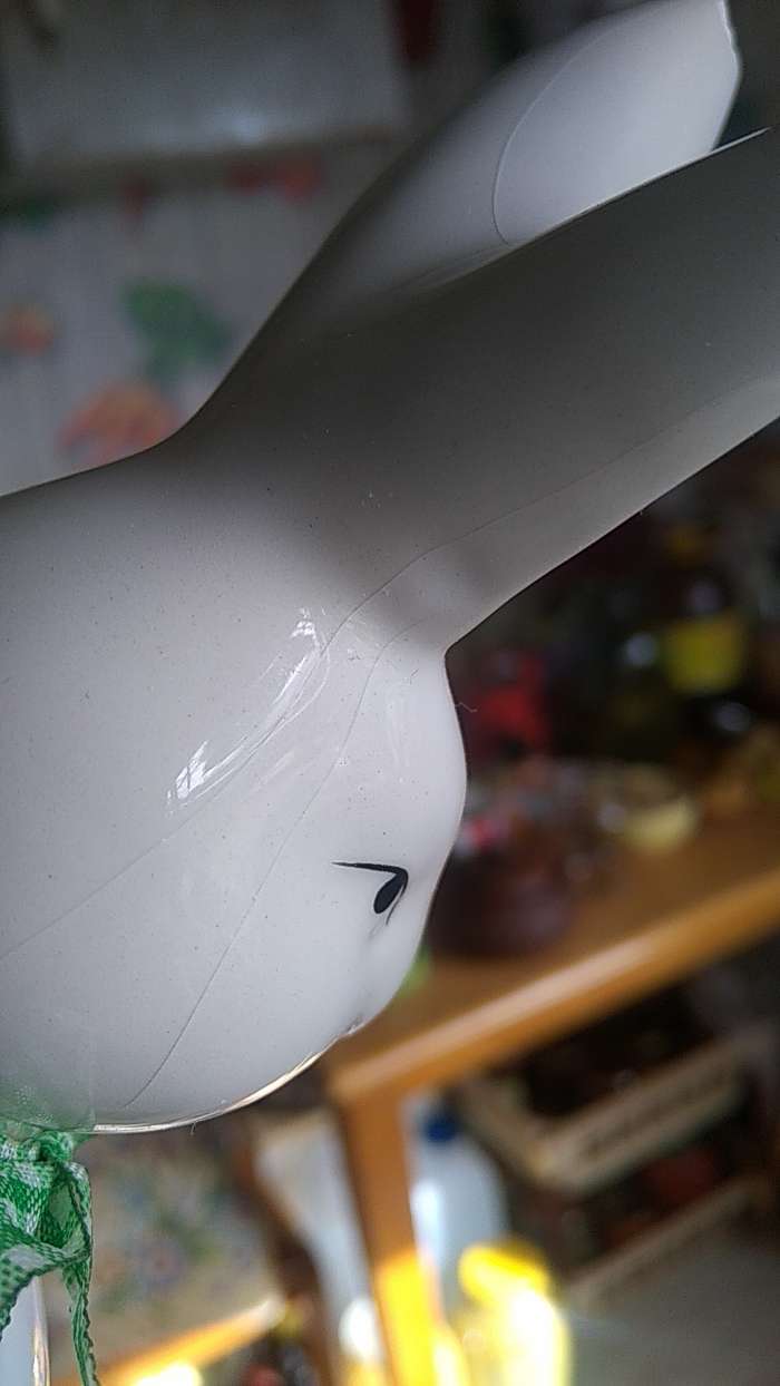 Фотография покупателя товара Конфетница керамическая «Пас×альный кролик», 14×11×24 см - Фото 4
