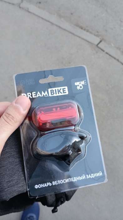 Фотография покупателя товара Фонарь велосипедный задний JY-6068T, 15 чипов, красный светодиод, 2 режима - Фото 2
