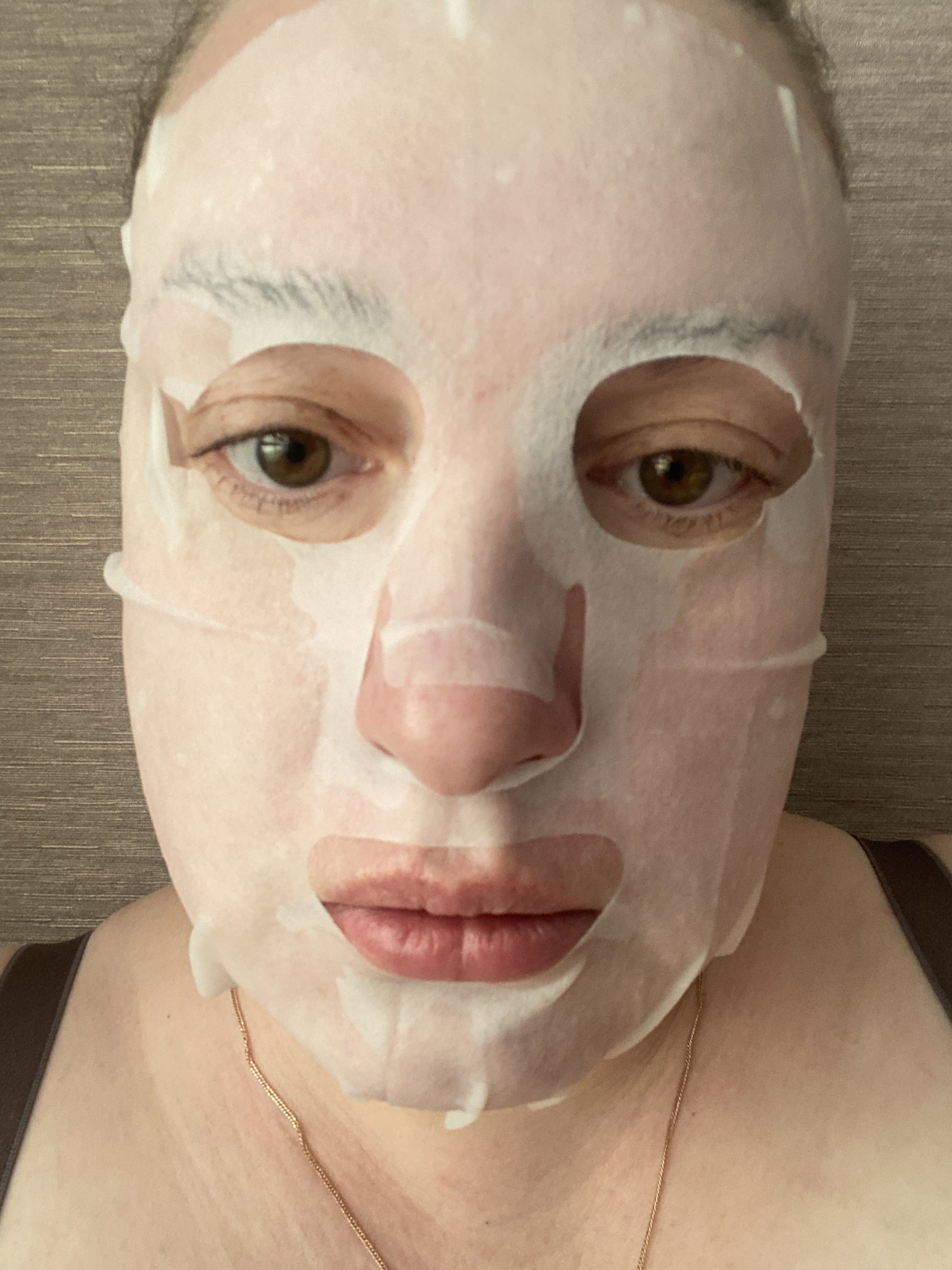 Фотография покупателя товара Тканевая маска для лица c экстрактом личи, увлажняющая