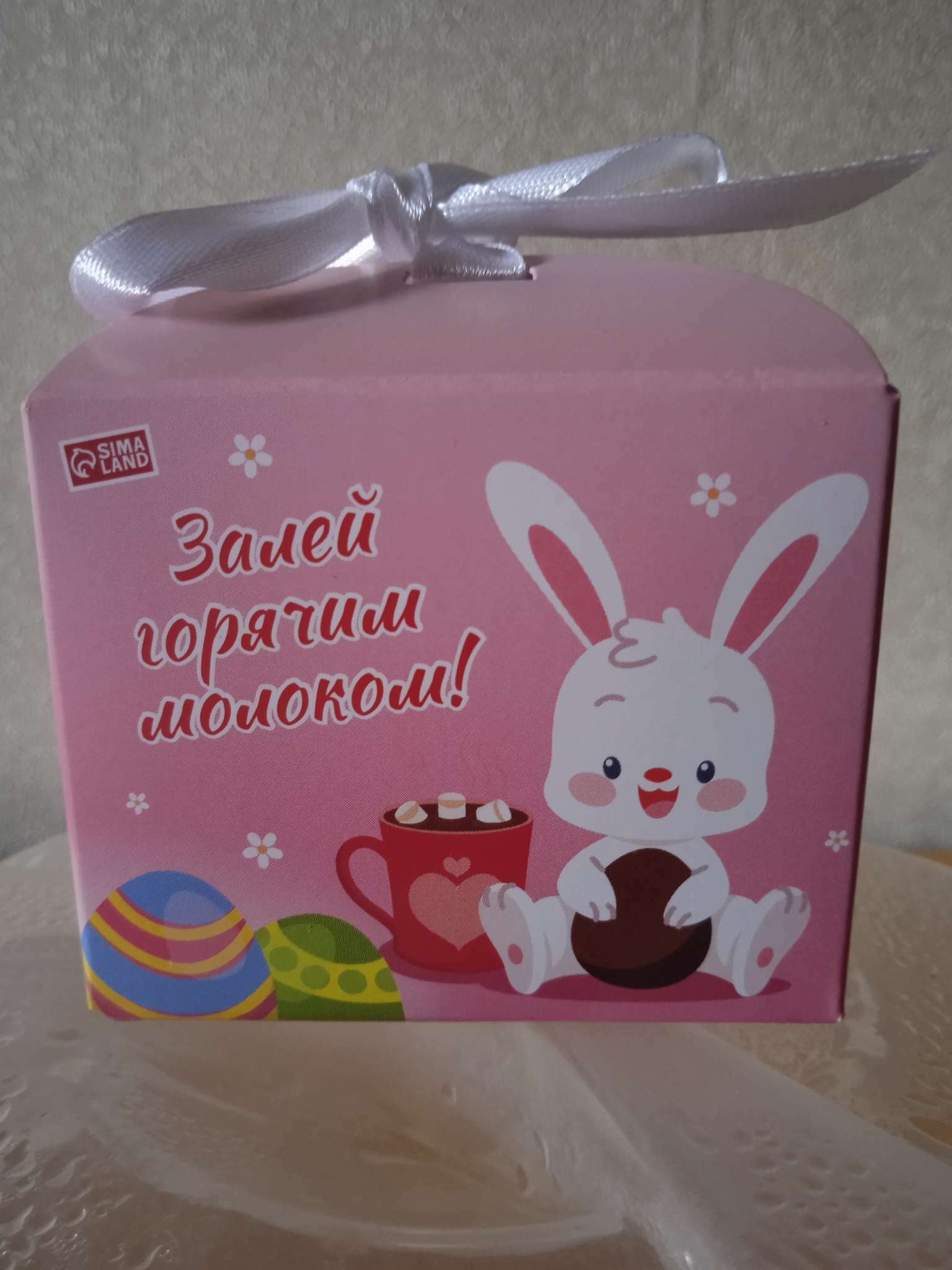 Фотография покупателя товара Шоколадная бомбочка "Кролик", в стакане, 35 г