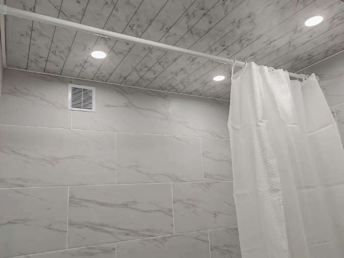 Фотография покупателя товара Карниз для ванной комнаты, телескопический 120-220 см, цвет белый - Фото 1