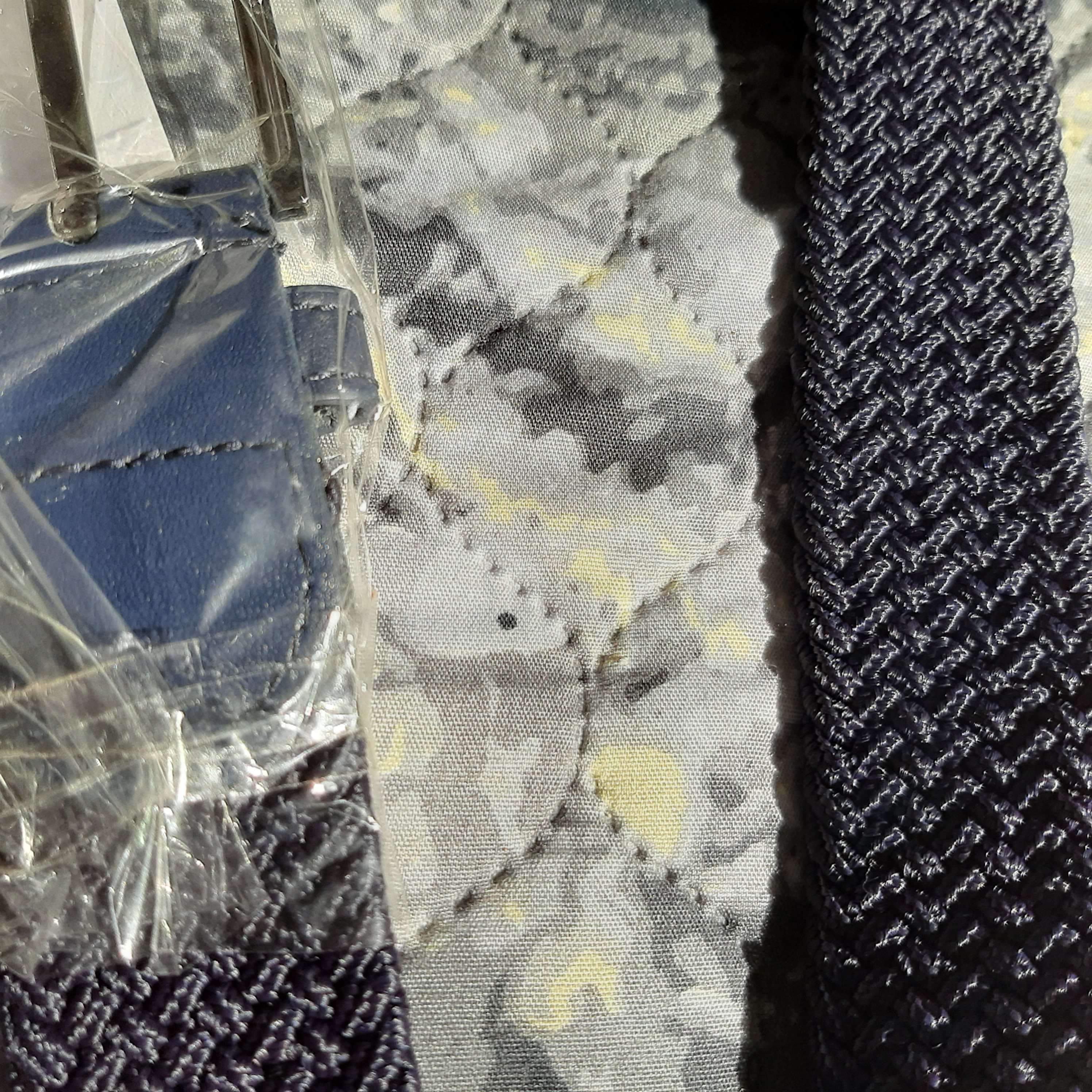 Фотография покупателя товара Ремень мужской, ширина 4 см резинка плетёнка, пряжка металл, цвет синий - Фото 3