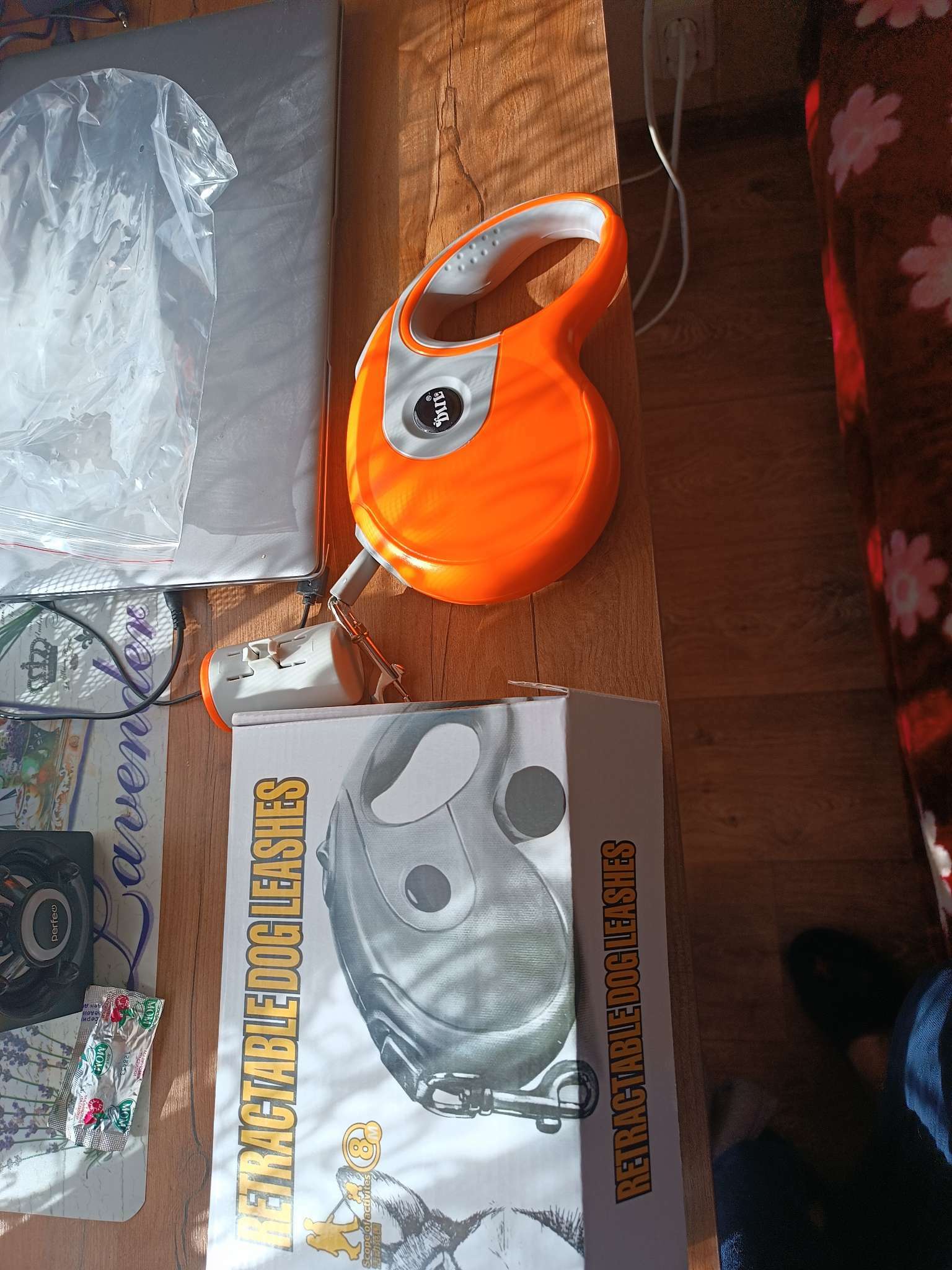 Фотография покупателя товара Рулетка DIIL, 8 м, до 50 кг, лента, прорезиненная ручка, оранжевая с серым - Фото 1