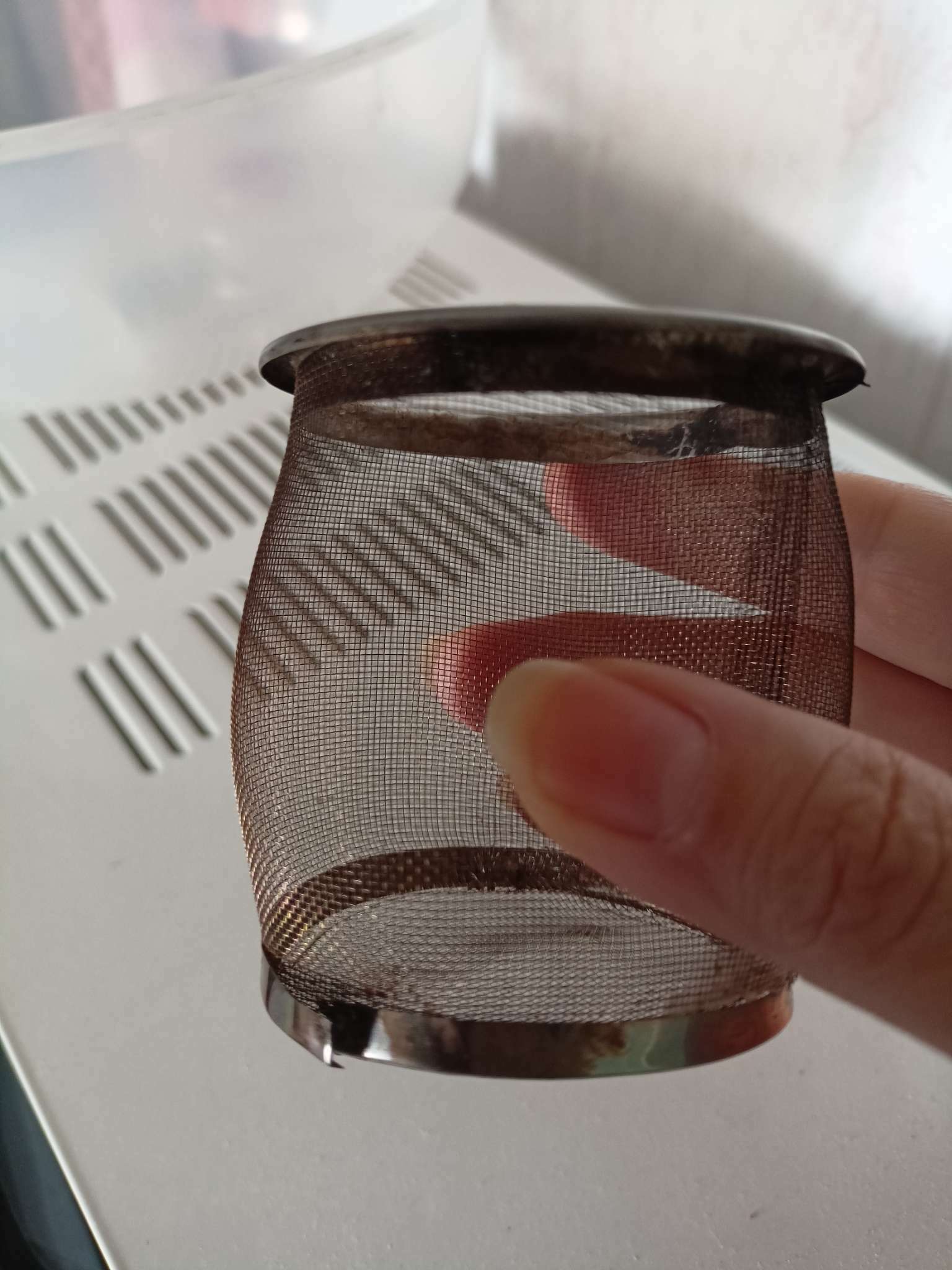 Фотография покупателя товара Чайник стеклянный заварочный «Бруно», 750 л, 16×11,5×13 см, с металлическим ситом, цвет коричневый - Фото 2