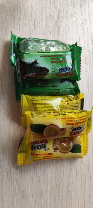 Фотография покупателя товара Чистящее средство для унитазов Haus Frau «Хвоя», запасной блок, 1 шт. - Фото 3