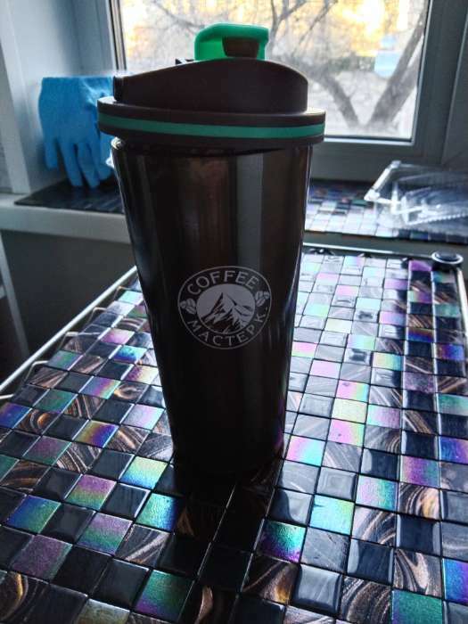 Фотография покупателя товара Термокружка, 500 мл, Классика "Мастер К. Coffee", сохраняет тепло 8 ч, 9 х 18.5 см - Фото 5