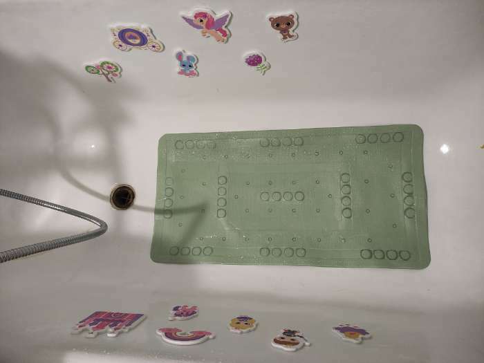 Фотография покупателя товара Набор стикеров EVA для ванны «Принцесса», 12 деталей, Крошка Я - Фото 1