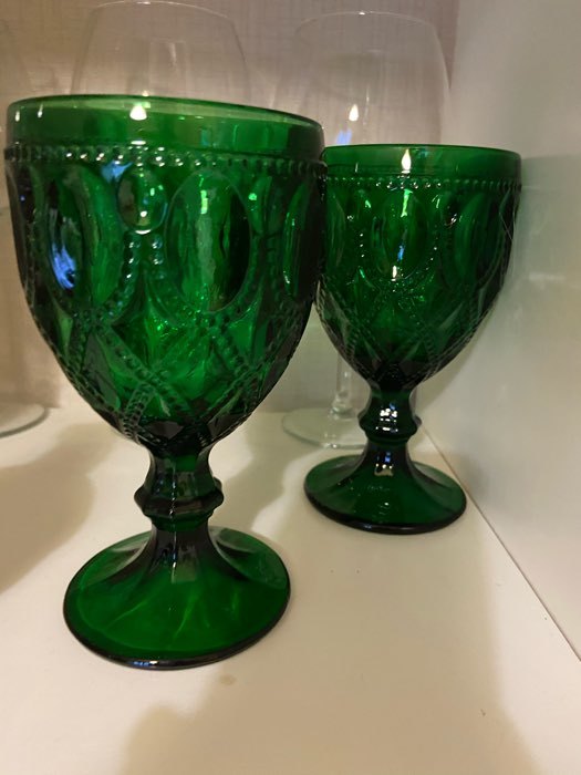 Фотография покупателя товара Бокал стеклянный Magistro «Варьете», 320 мл, цвет зелёный - Фото 9