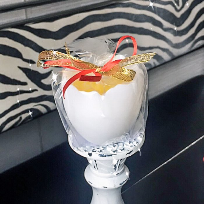 Фотография покупателя товара Декоративная свеча "Яйцо с желтком"