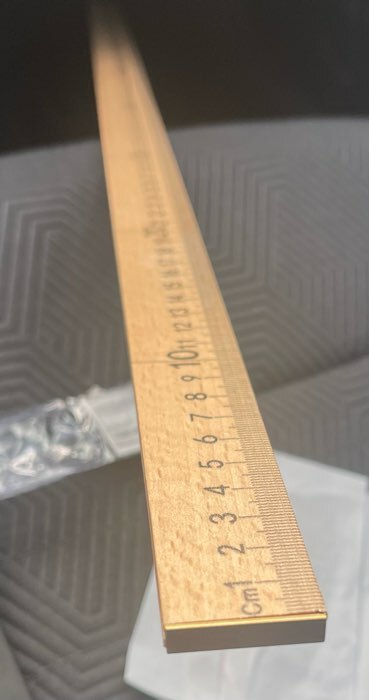Фотография покупателя товара Метр деревянный, 100 см (см/дюймы) - Фото 3