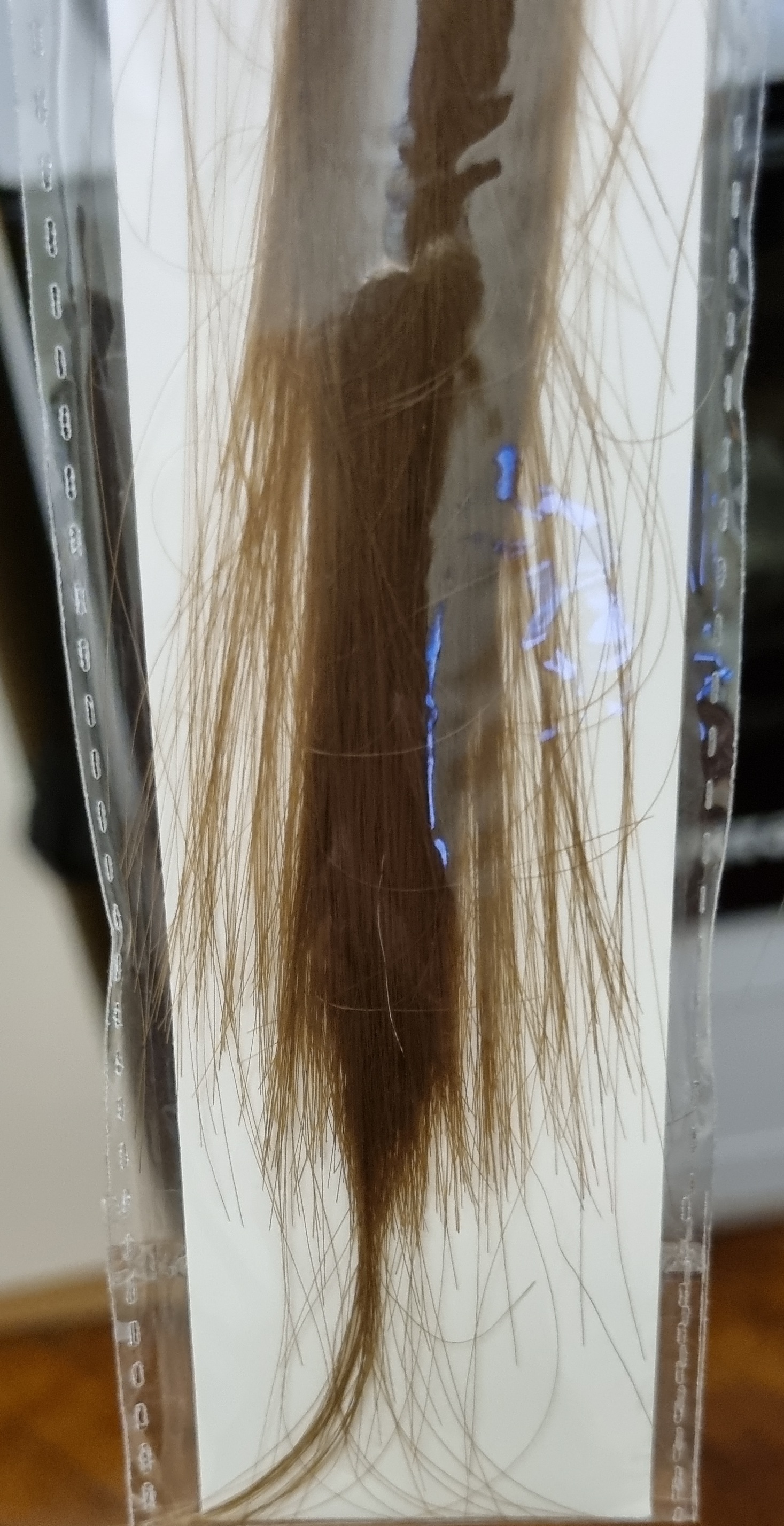 Фотография покупателя товара Локон накладной, прямой волос, на заколке, 50 см, 5 гр, цвет свело русый - Фото 4