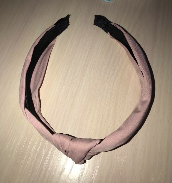 Фотография покупателя товара Ободок для волос "Кокетка" 3 см, розовый