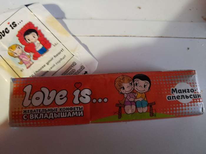 Фотография покупателя товара Жевательные конфеты Love is «Манго-апельсин», 25 г