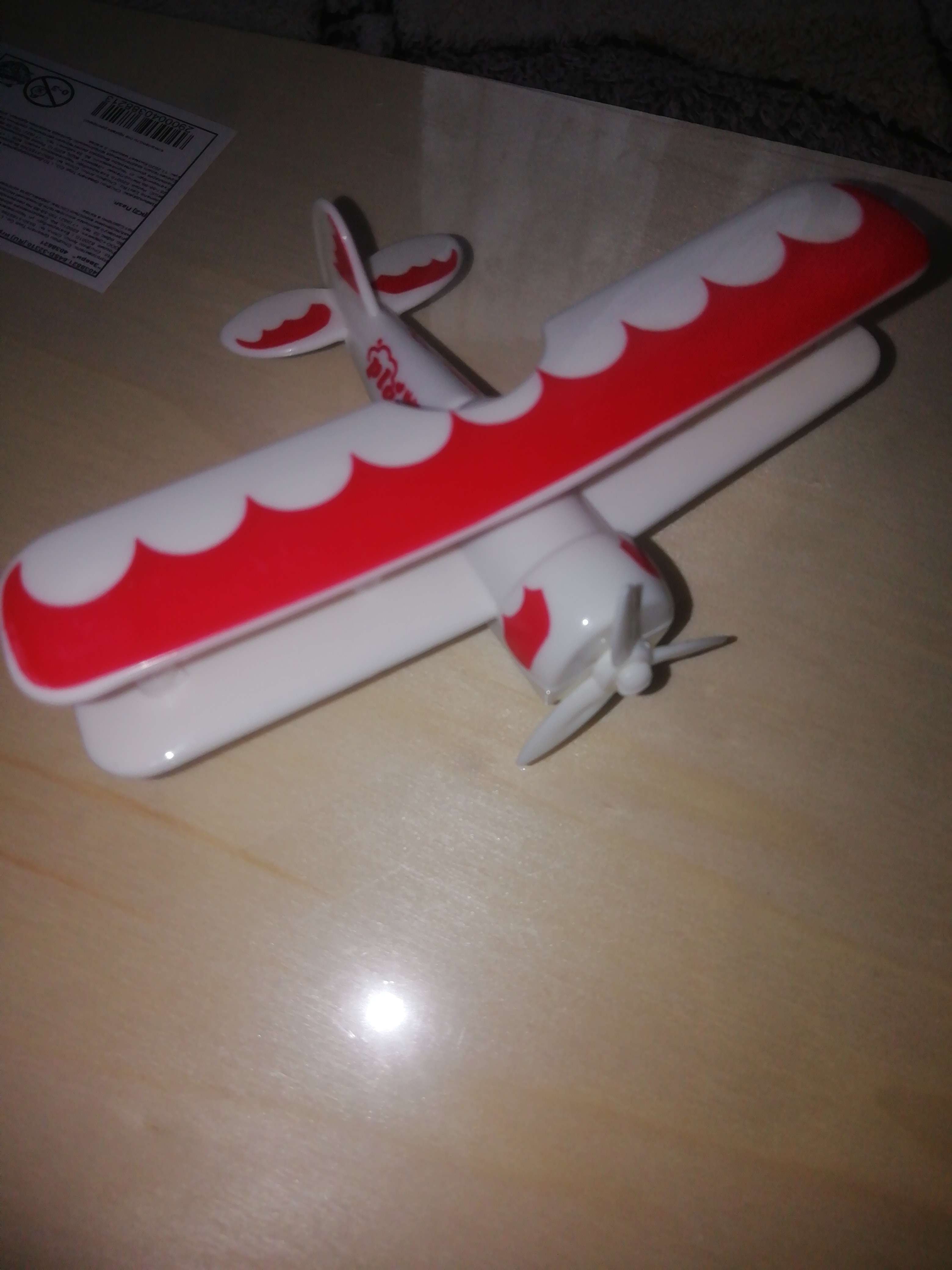 Фотография покупателя товара Самолёт инерционный «Кукурузник», цвета МИКС - Фото 2