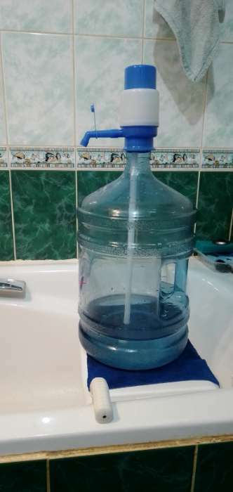 Фотография покупателя товара Помпа для воды Luazon, механическая, малая, под бутыль от 11 до 19 л, голубая - Фото 22