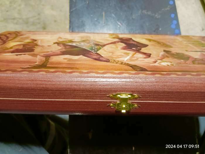 Фотография покупателя товара Нарды деревянные с шашками "Гладиатор", настольная игра, 40 х 40 см - Фото 6