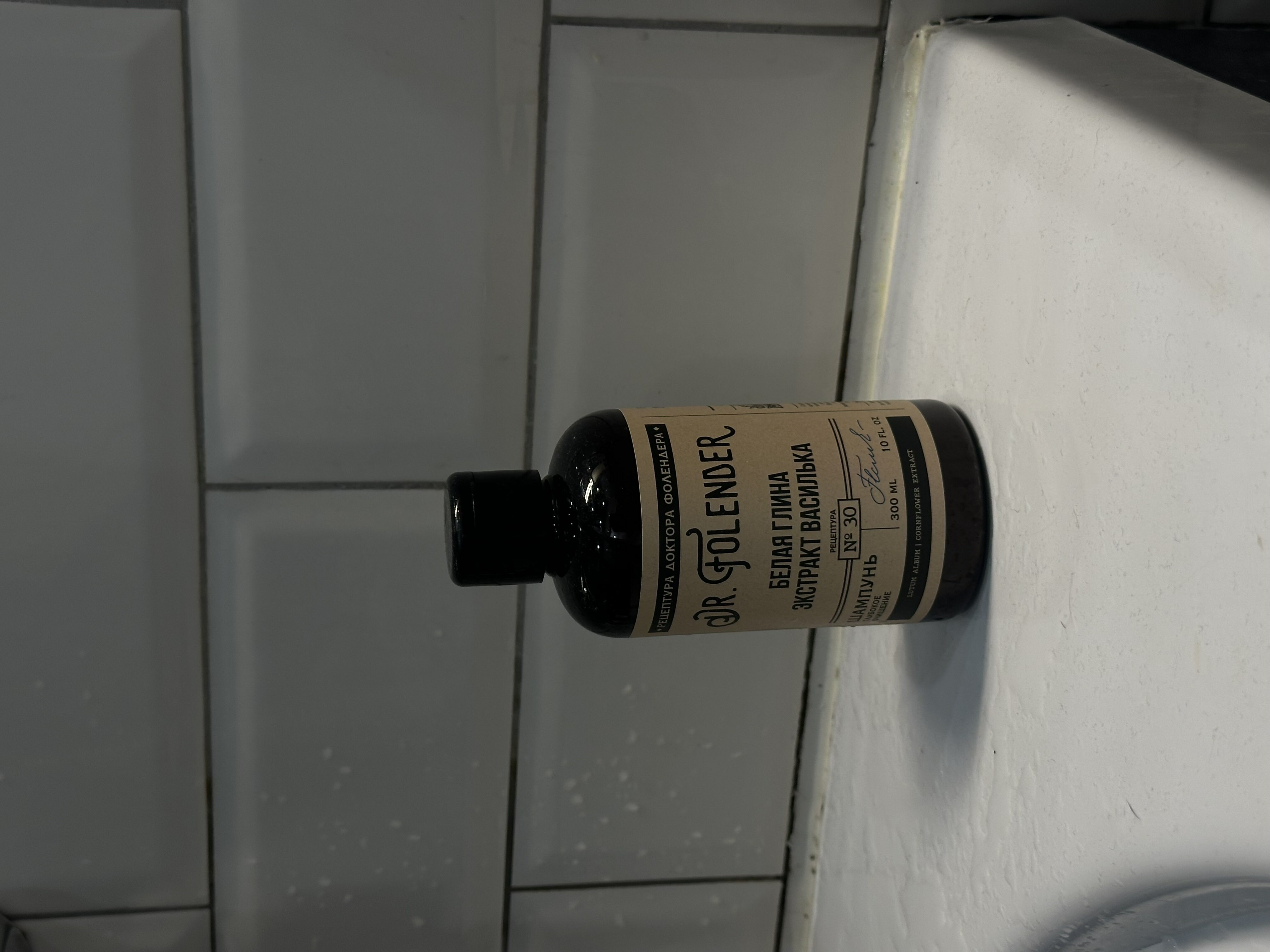 Фотография покупателя товара Шампунь для волос с белой глиной и экстрактом василька, очищение, 300 мл, DR.FOLENDER - Фото 1