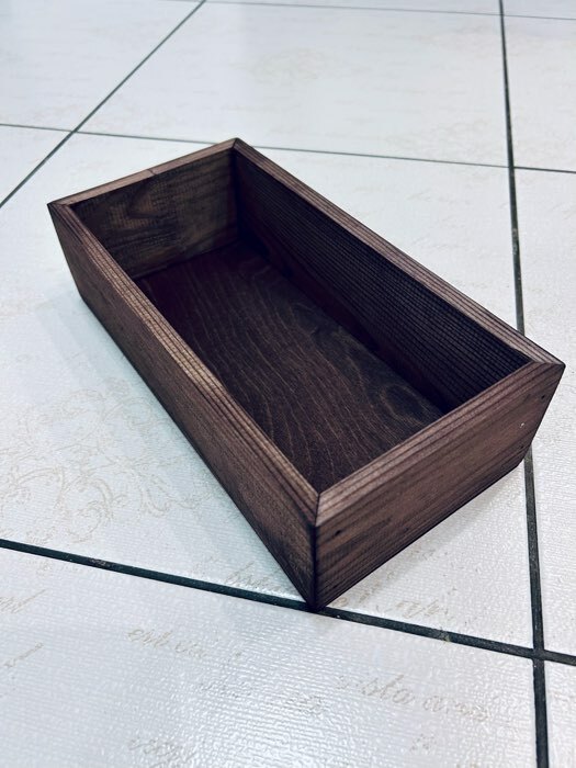 Фотография покупателя товара Салфетница деревянная, без покрытия, 24×11×7 см - Фото 1