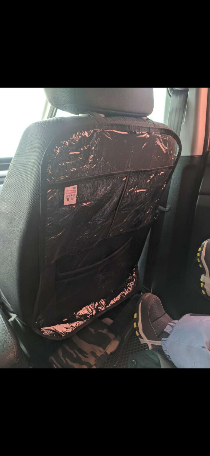 Фотография покупателя товара Защитная накидка на спинку сиденья автомобиля, 605х390 мм, ПВХ - Фото 10