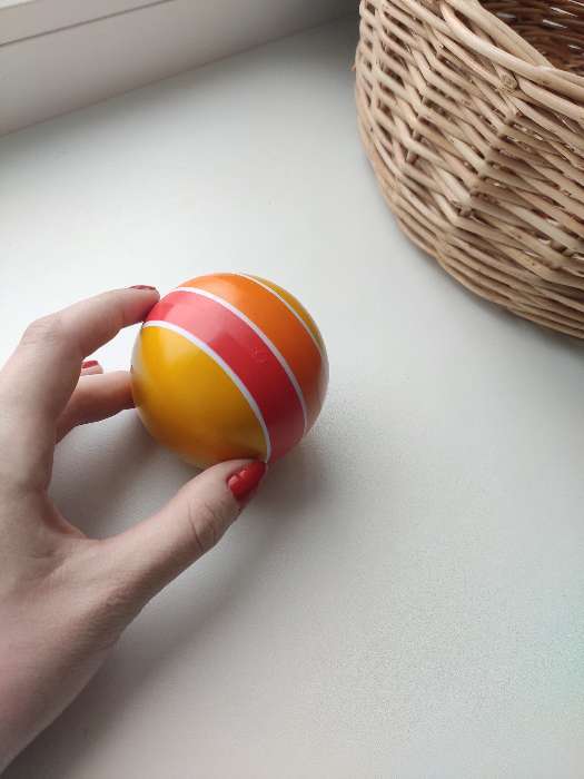 Фотография покупателя товара Мяч, диаметр 7,5 см, цвета МИКС - Фото 2