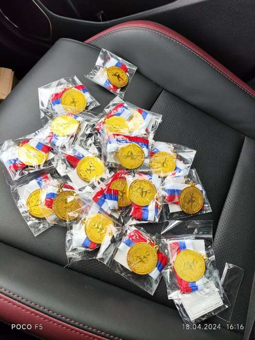 Фотография покупателя товара Медаль золото «Балет», d=4 см, с лентой - Фото 2