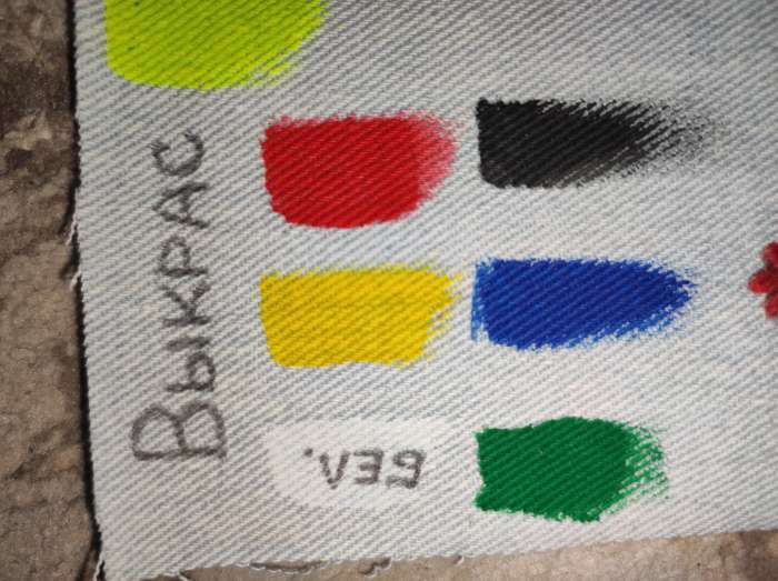 Фотография покупателя товара Краска по ткани, набор 6 цветов х 15 мл, ЗХК "Я - Художник!", акриловая на водной основе, (228411540)