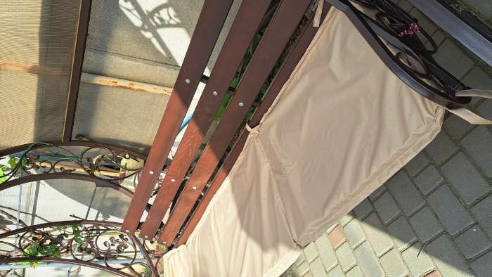Фотография покупателя товара Подушка на шезлонг Этель 55х190+2 см, цвет бежевый, оксфорд с ВМГО, 100% полиэстер - Фото 2