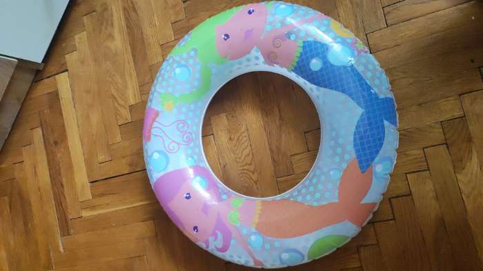 Фотография покупателя товара Круг надувной для плавания «Морские приключения», d=51 см, от 3-6 лет, цвет МИКС, 36113 Bestway - Фото 7