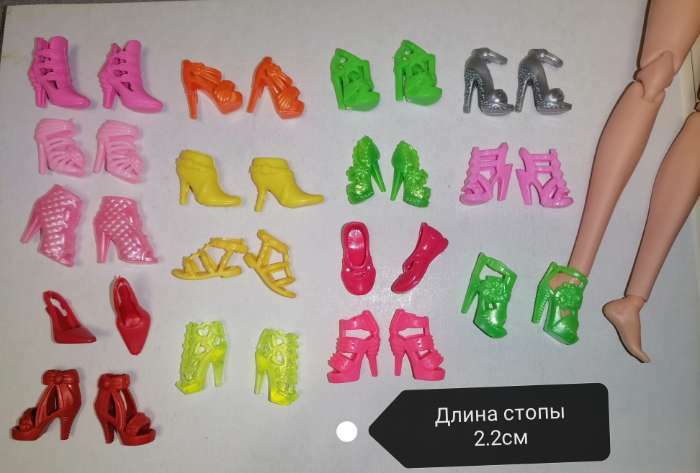 Фотография покупателя товара Набор обуви для кукол